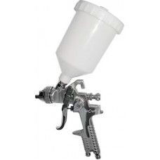 SPRAY GUN HVLP 1.7MM NOZZLE 600CC PLASTIC CUP